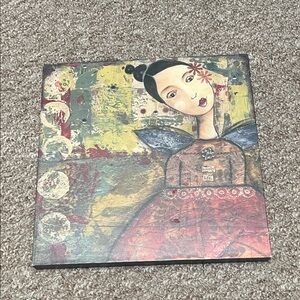 12”-12”.  Kelly Rae Roberts Collection